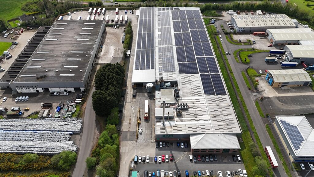 Sam Mouldings building from birds eye view