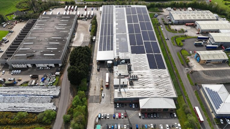 Sam Mouldings building from birds eye view